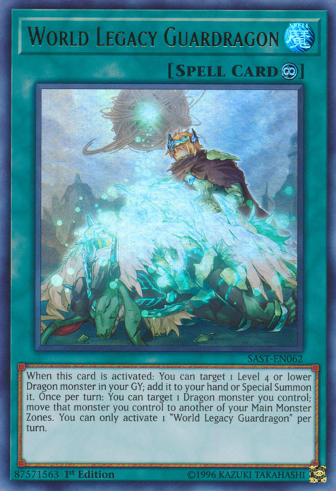 yugioh guardragon cards World Legacy Guardragon [SAST-EN062] Ultra Rare