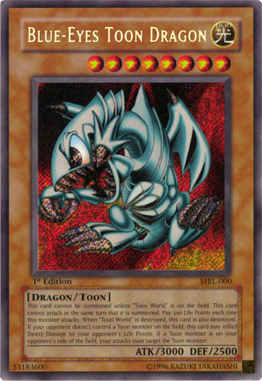 Blue-Eyes Toon Dragon [MRL-000] Secret Rare