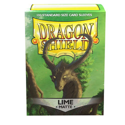 Dragon Shield: Standard 100ct Sleeves - Lime (Matte)