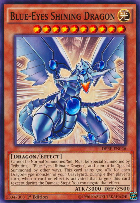 Blue-Eyes Shining Dragon [DPRP-EN026] Common