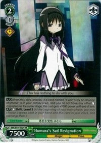 Homura's Sad Resignation (MM/W17-E021 RR) [Puella Magi Madoka Magica]