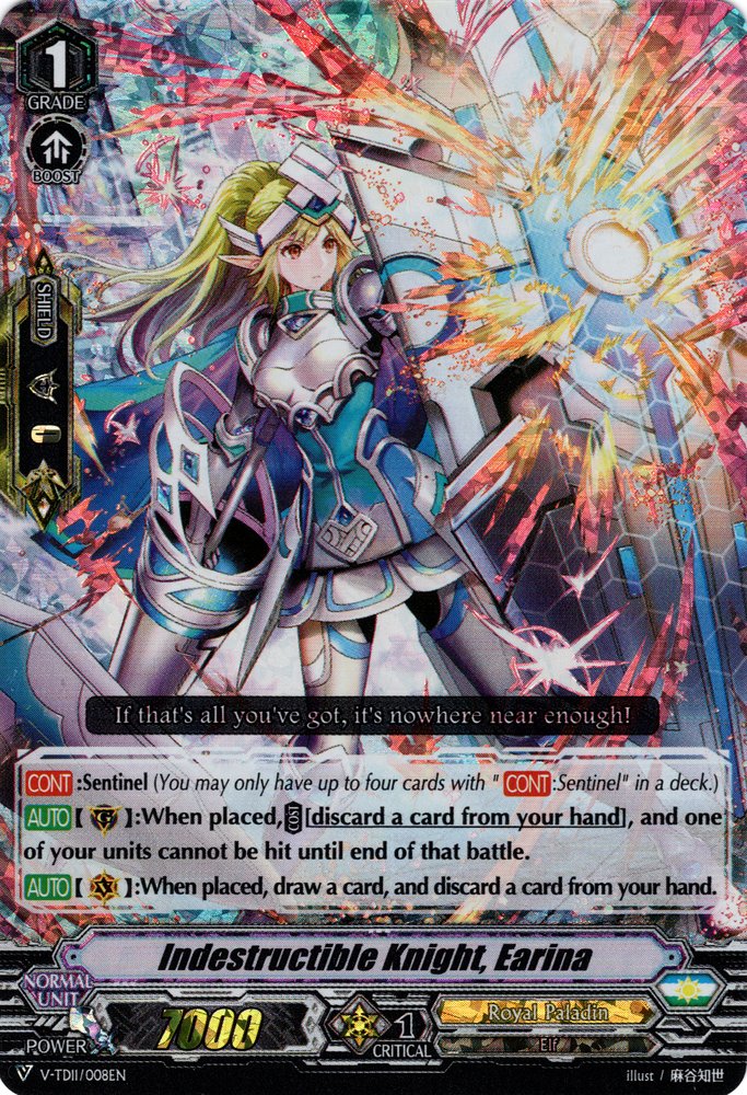 Indestructible Knight, Earina (Parallel Foil) (V-TD11/008EN) [Altmile]