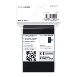 Ultra PRO: Small 60ct Sleeves - PRO-Matte (Black)