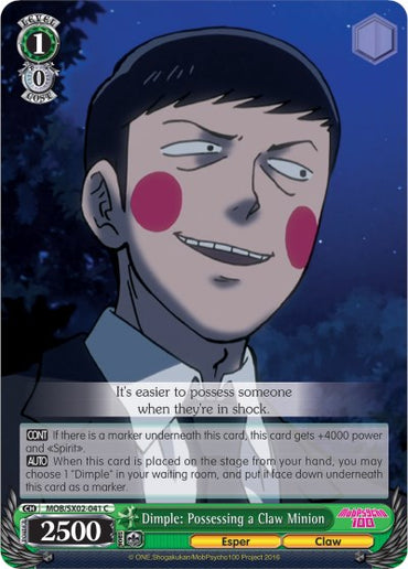 Dimple: Possessing a Claw Minion (MOB/SX02-041 C) [Mob Psycho 100]