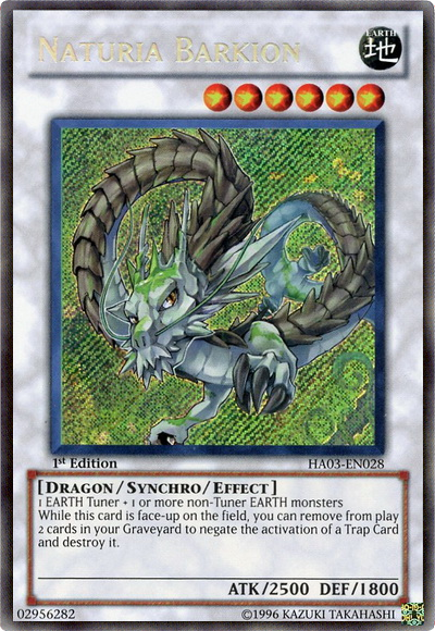 Naturia Barkion [HA03-EN028] Secret Rare