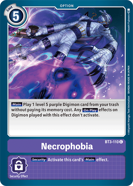 Necrophobia [BT3-110] [Release Special Booster Ver.1.5]