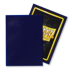 Dragon Shield: Standard 100ct Sleeves - Night Blue Botan (Matte)