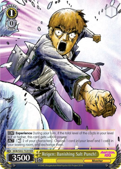 Reigen: Banishing Salt Punch! (MOB/SX02-T02R RRR) [Mob Psycho 100]