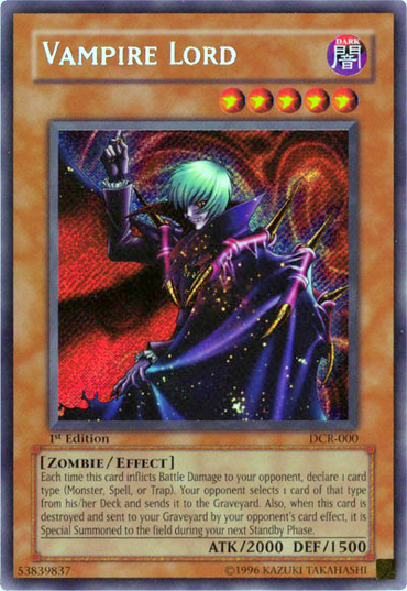 Vampire Lord [DCR-000] Secret Rare