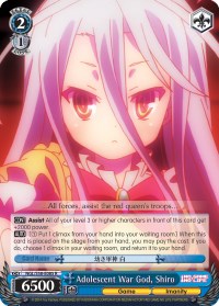 Adolescent War God, Shiro (NGL/S58-E085 R) [No Game No Life]