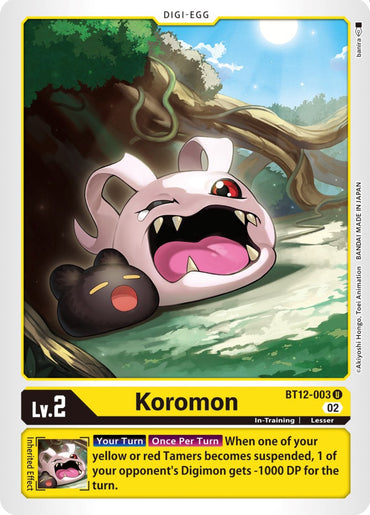 Koromon [BT12-003] [Across Time]