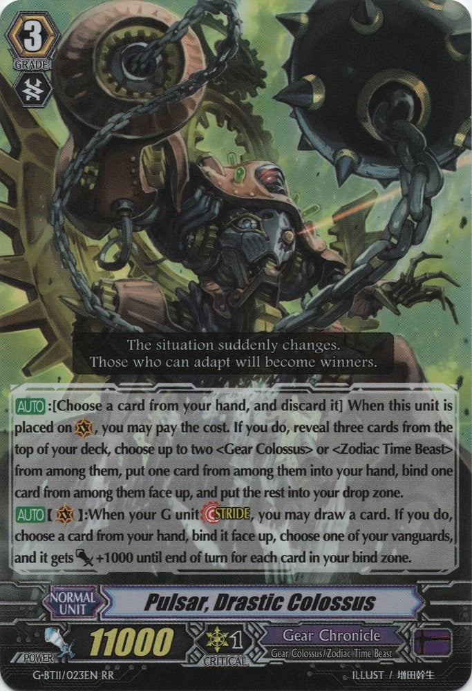 Pulsar, Drastic Colossus (G-BT11/023EN) [Demonic Advent]