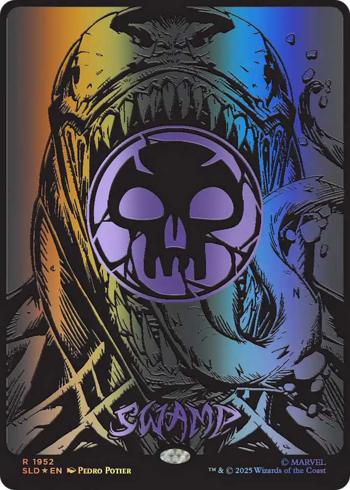 Swamp (1952) (Raised Foil) [Secret Lair Drop Series]