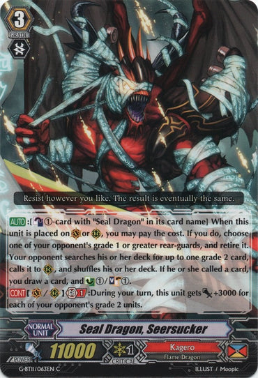 Seal Dragon, Seersucker (G-BT11/063EN) [Demonic Advent]