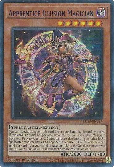 Apprentice Illusion Magician (Blue) [LDS3-EN087] Ultra Rare