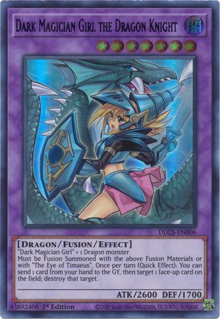 Dark Magician Girl the Dragon Knight (Alternate Art) [DLCS-EN006] Ultra Rare