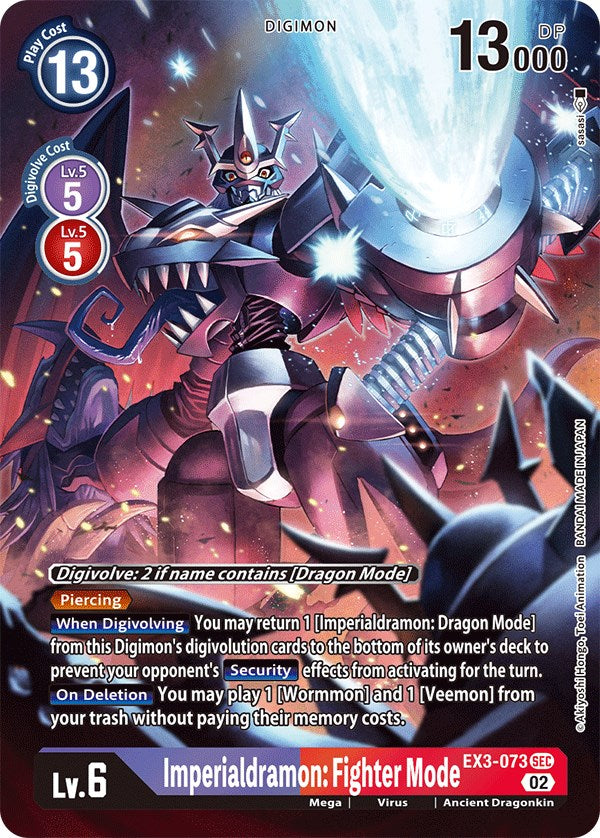 Imperialdramon: Fighter Mode [EX3-073] (Alternate Art) [Draconic Roar]