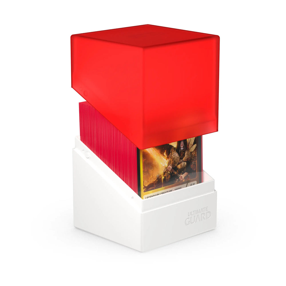Synergy Boulder Deck Case 100+ - Red/White - Ultimate Guard Deck Box