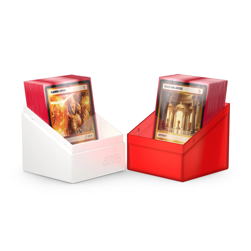 Synergy Boulder Deck Case 100+ - Red/White - Ultimate Guard Deck Box