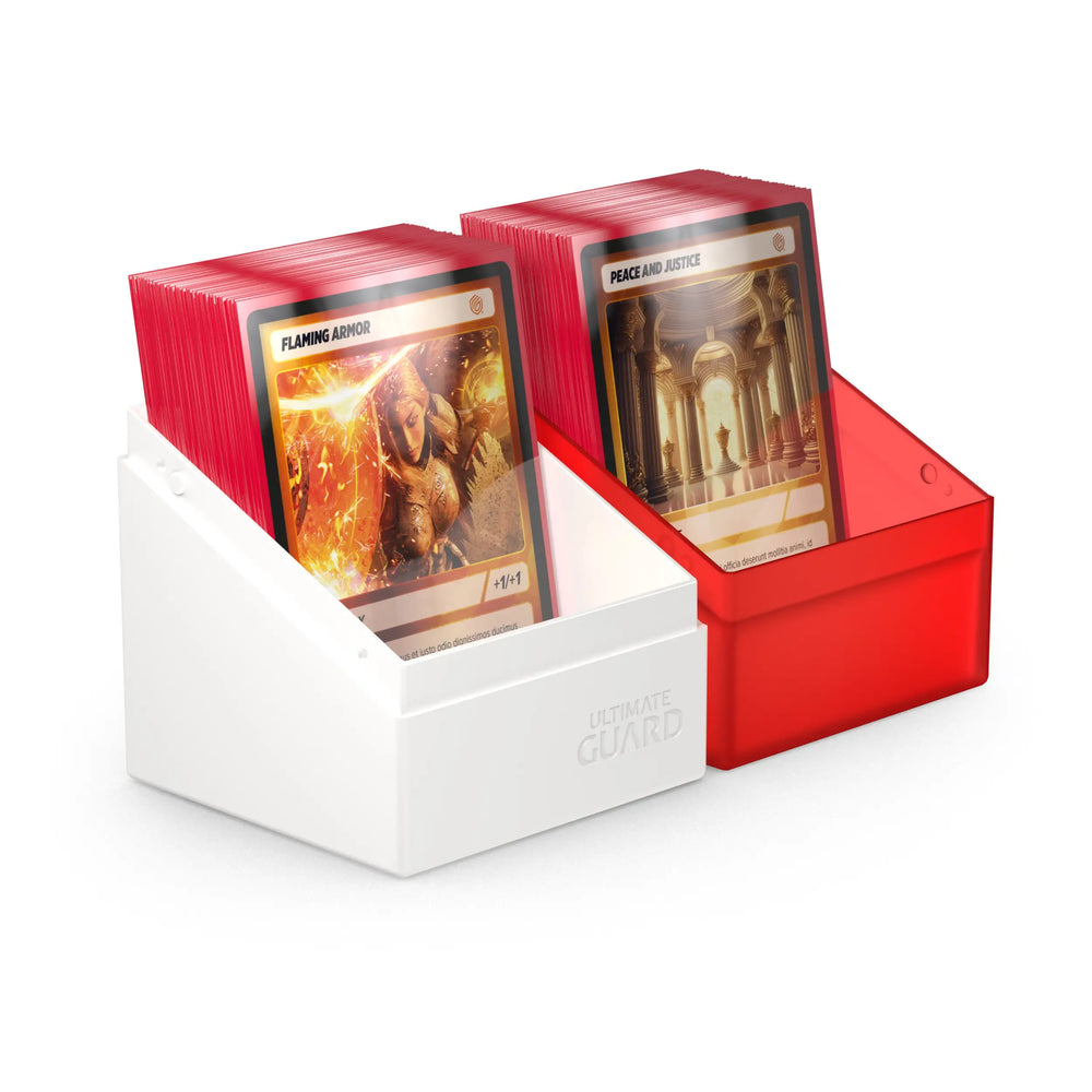 Synergy Boulder Deck Case 100+ - Red/White - Ultimate Guard Deck Box