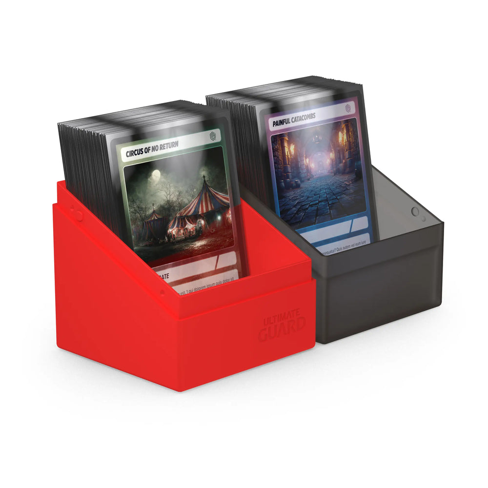 Synergy Boulder Deck Case 100+ - Red/Black - Ultimate Guard Deck Box
