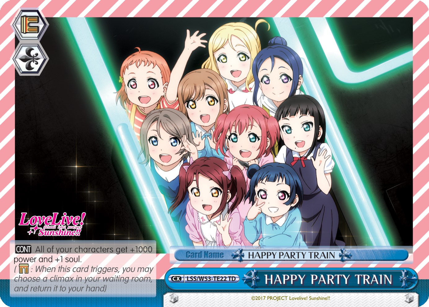 HAPPY PARTY TRAIN (LSS/W53-TE22 TD) [Love Live! Sunshine!! Extra Booster]