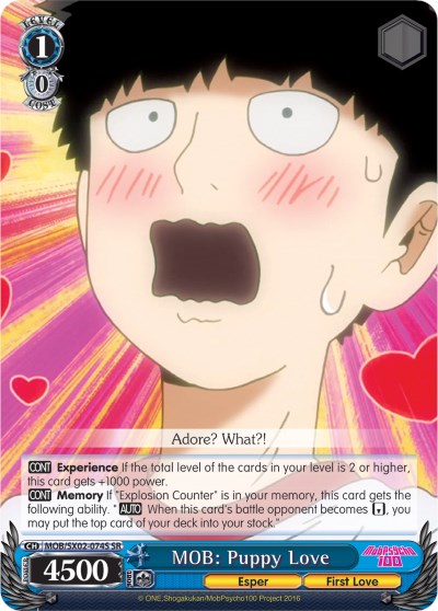 MOB: Puppy Love (MOB/SX02-074S SR) [Mob Psycho 100]