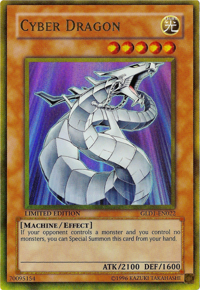 Cyber Dragon [GLD1-EN022] Gold Rare