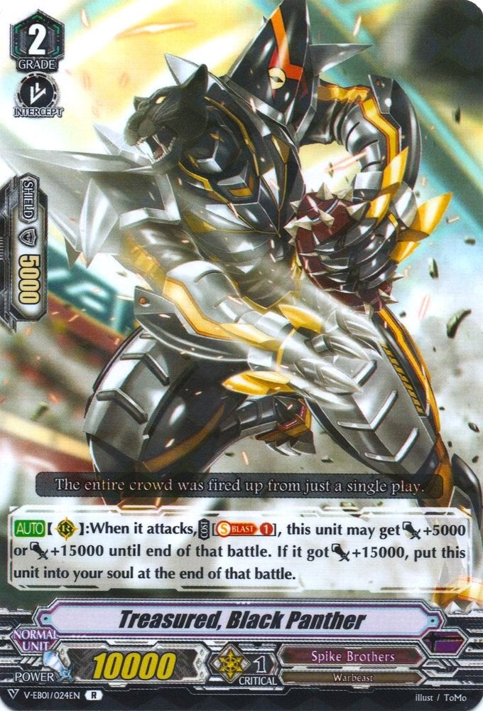 Treasured, Black Panther (V-EB01/024EN) [The Destructive Roar]