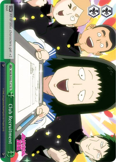 Club Recruitment (MOB/SX02-T10 TD) (Green) [Mob Psycho 100]