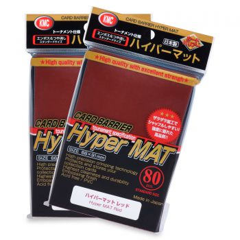 KMC Standard Size Hyper Mat Red - 80ct