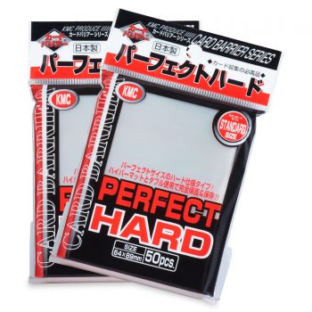 KMC Standard Perfect Size Sleeves - Hard - 50ct