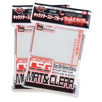KMC Standard Size Character Guard Matte Clear - 60ct