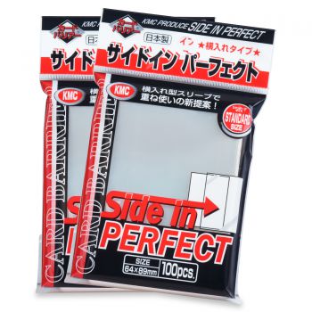 KMC Standard Perfect Size Sleeves - Side In - 100ct