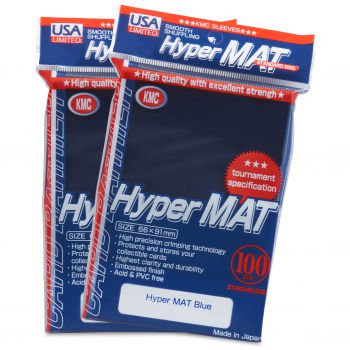 KMC Standard Size Hyper Mat Blue - 100ct