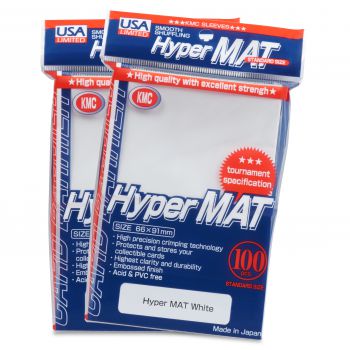 KMC Standard Size Hyper Mat White - 100ct