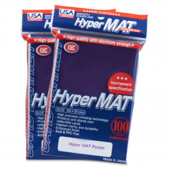 KMC Standard Size Hyper Mat Purple - 100ct