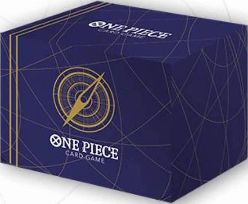 One Piece Card Game: Clear Card Case - Standard Blue - Bandai Deck Boxes