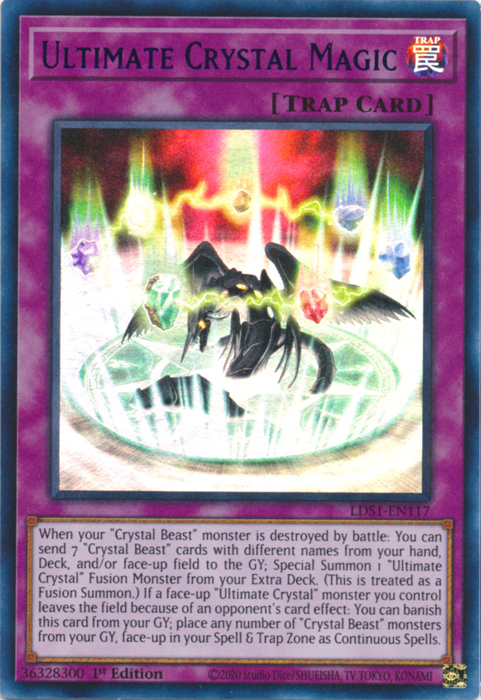 yugioh ultimate crystal cards YU-GI-OH! Rainbow Dragon Overdrive - SDCB-EN042 - Ultra Rare - 1st Edition - Collectible Card An individual card from the Yu YuGiOh Trading Card Game 25th