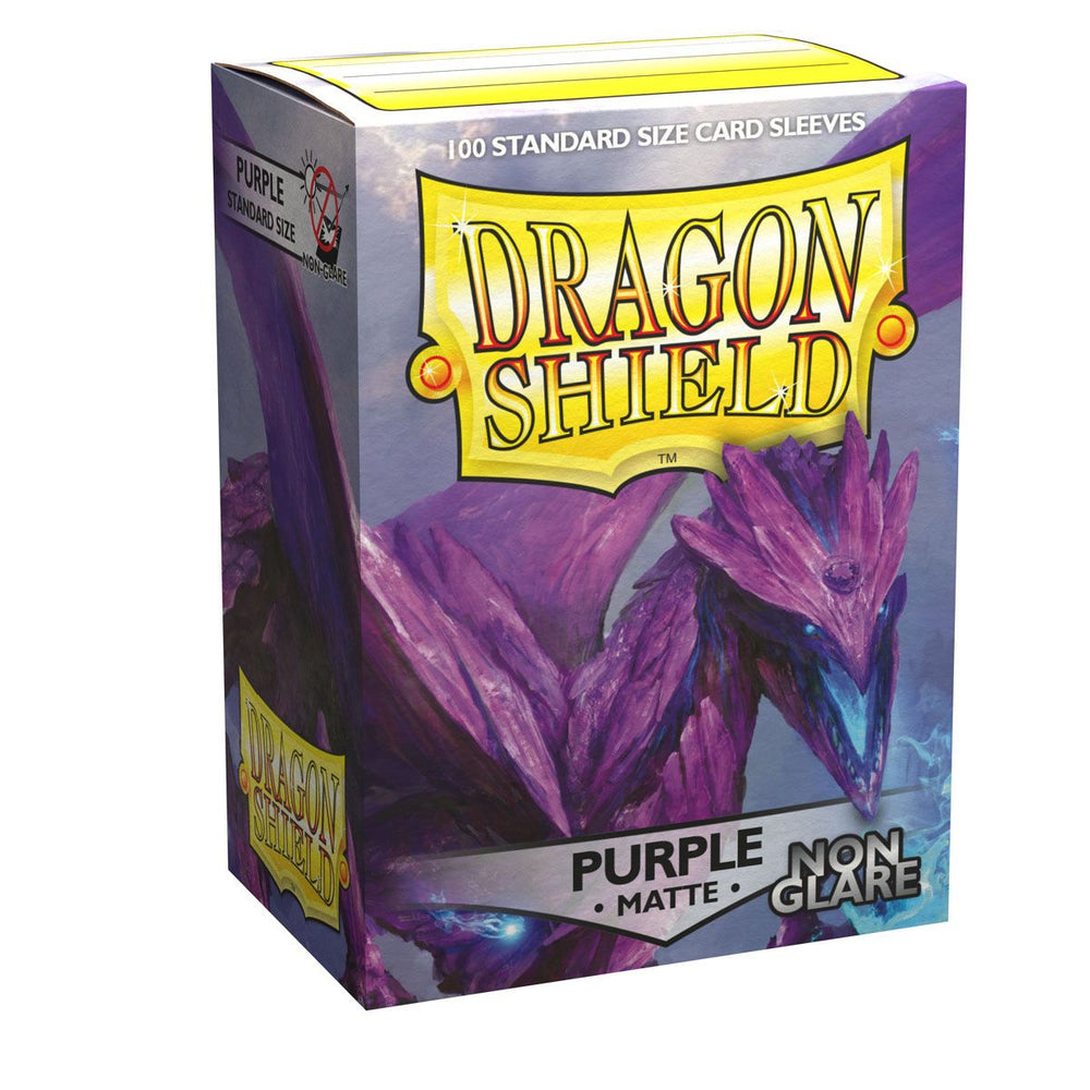 Dragon Shield: Standard 100ct Sleeves - Purple (Non-Glare Matte)