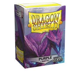 Dragon Shield: Standard 100ct Sleeves - Purple (Non-Glare Matte)