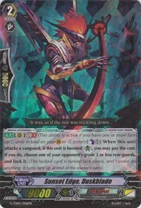 Sunset Edge, Duskblade (RRR) (G-TD05/006EN) [Fateful Star Messiah]