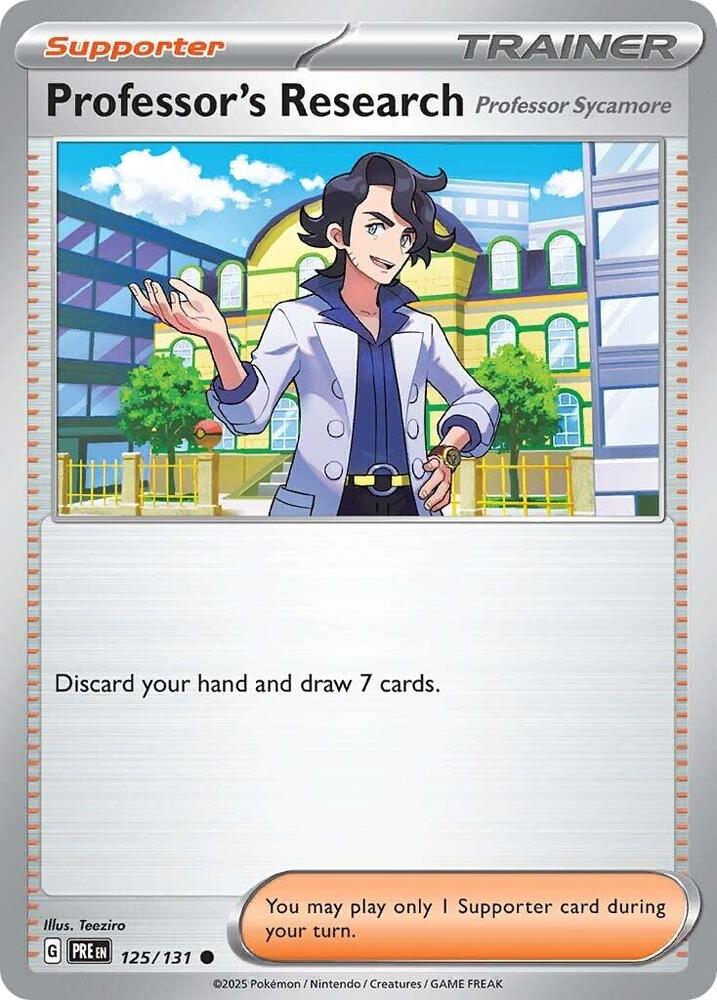 professors research pokemon card Professor's (125/131) [Professor Sycamore] [Scarlet & Violet Deck Choice:Family Matters ss 190/198 / Rare Card Magic: The Gathering Modern