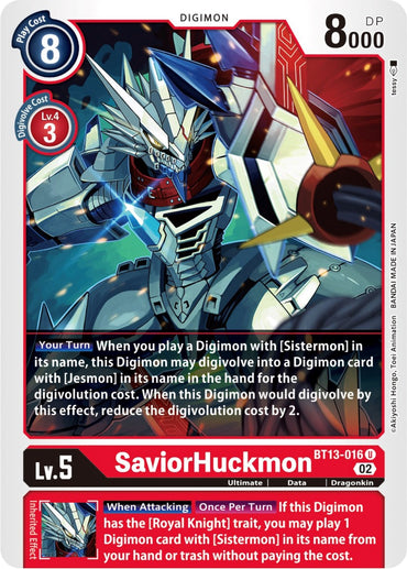 SaviorHuckmon [BT13-016] [Versus Royal Knights Booster]