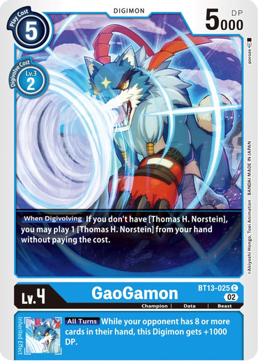 GaoGamon [BT13-025] [Versus Royal Knights Booster]