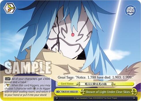 Shower of Light Under Clear Skies [That Time I Got Reincarnated as a Slime Vol.3]