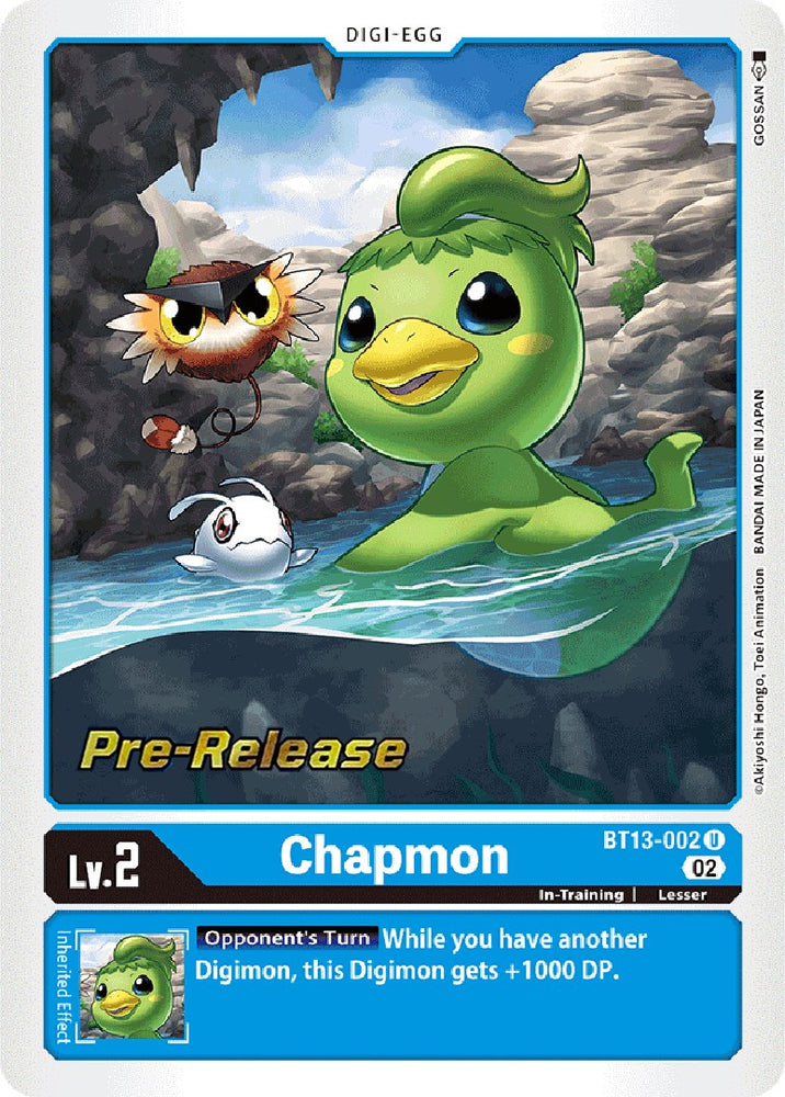 Chapmon [BT13-002] [Versus Royal Knights Booster Pre-Release Cards]