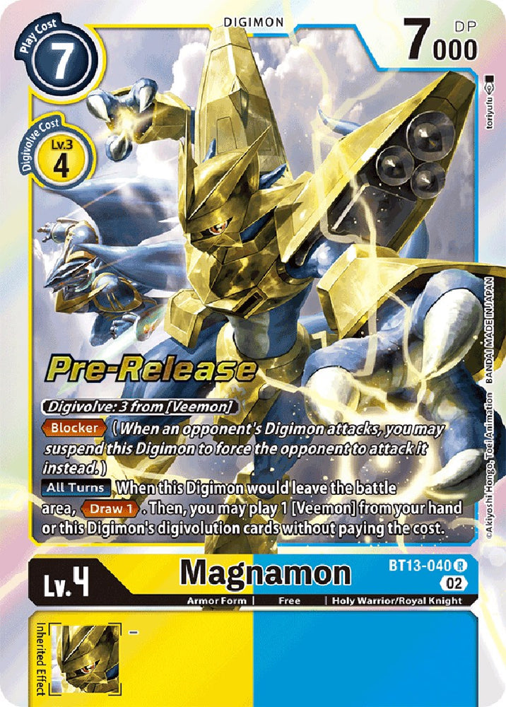 Magnamon [BT13-040] [Versus Royal Knights Booster Pre-Release Cards]