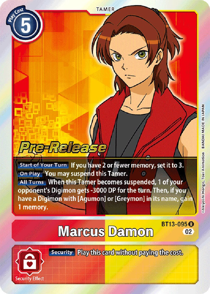 Marcus Damon [BT13-095] [Versus Royal Knights Booster Pre-Release Cards]