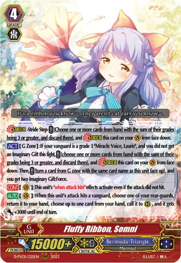 Fluffy Ribbon, Somni (D-PV01/021EN) [History Collection]